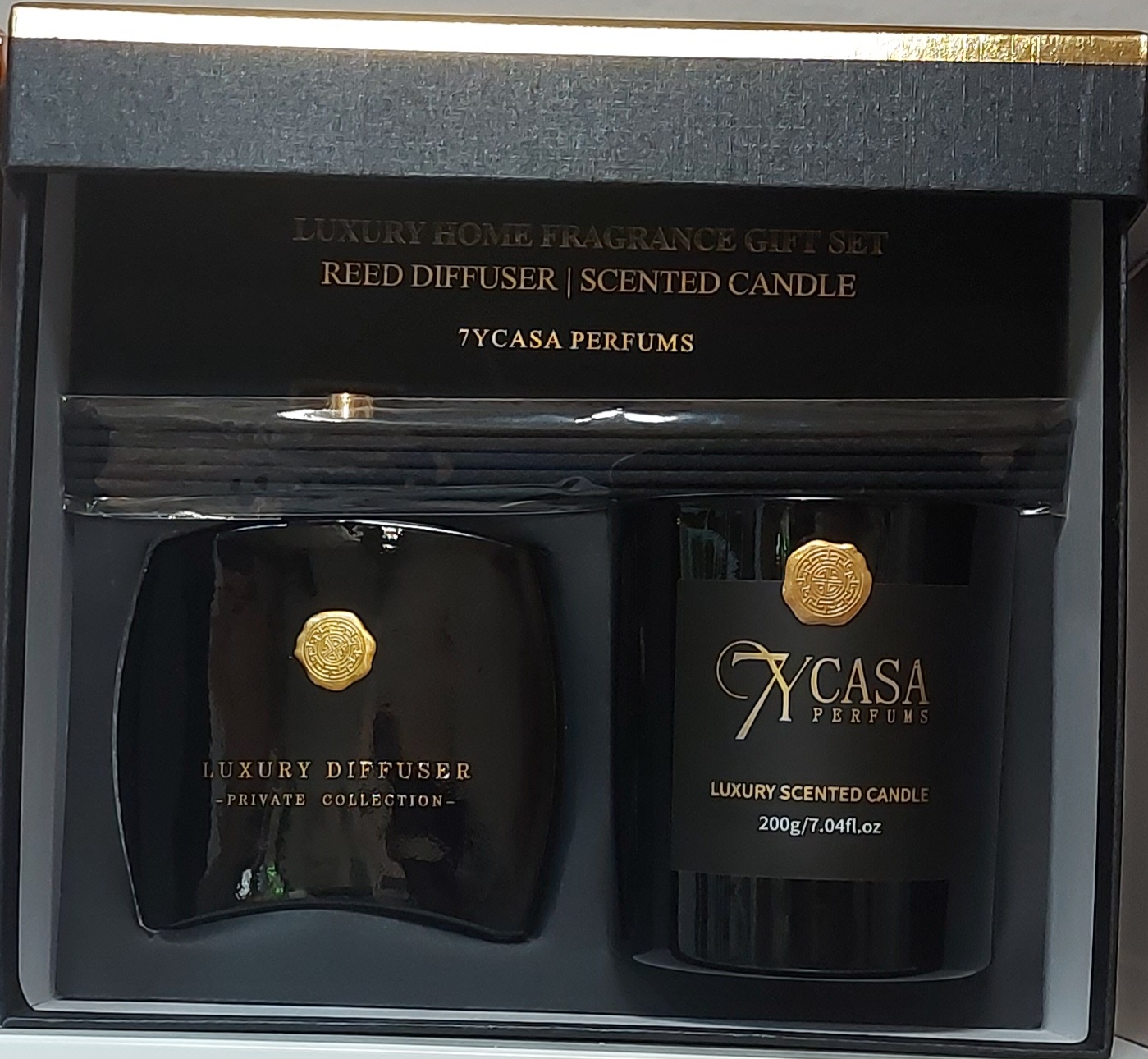 Dovanų rinkinys 7Y CASA PERFUMS ,,Black opium"
