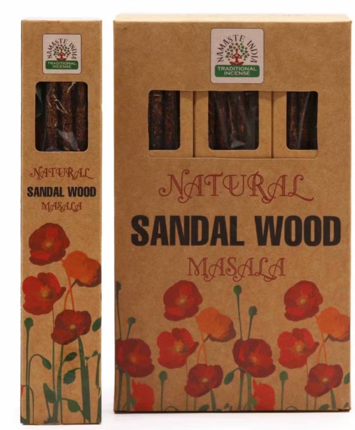 Natūralūs botaniniai Masala smilkalai - sandalmedis